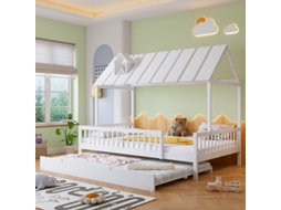 Cama auxiliar Pinho VELTRIX, 120x200 cm com grades