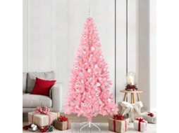 Vidaxl Árvore De Natal Rosa 210 Cm Pvc