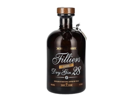 Gin GIN FILLIERS Classic Dry Gin 28 Garrafa Medium (0.5 L - 1 Unidade)