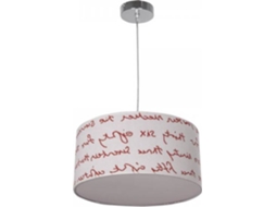 Candeeiro de Teto FABRILAMP Letters 76093501 (Branco - E27 - 60 W - Metal)