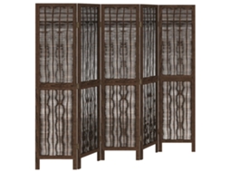 Room Divider, Room Dividers Vidaxl Marrom Madeira (40 X 160 Cm)