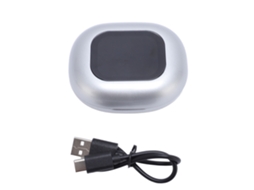 Primerox fone de Ouvido Tradutor Ia Tela Touch Multi idioma Tempo Real Bateria Longa Prata