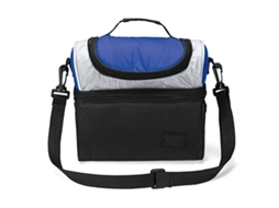 Bolsa de Piquenique Rose6.7l Impermeável para Almoço com Alça de Ombro Portátil com Dois Compartimentos Térmica e para Camping MDUG