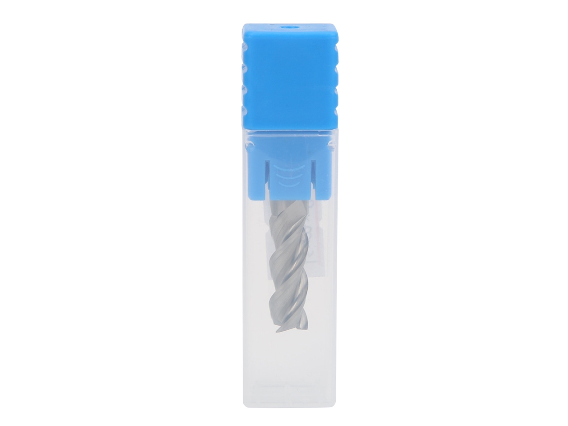 Fresa De Carbeto 3 Gumes Cnc 8mm Hrc45 Para Alumínio 75mm Fresamento Precisão