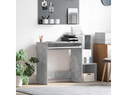 Vidaxl Mesa Cinzento 106 X 41 X 88,5 Cm Derivados De Madeira