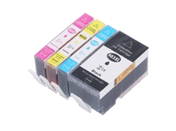 Cartucho de Tinta 4 Cores para Impressora Officejet Pro 6950 6960 6970 com Chip Inteligente e Alta Eficiência
