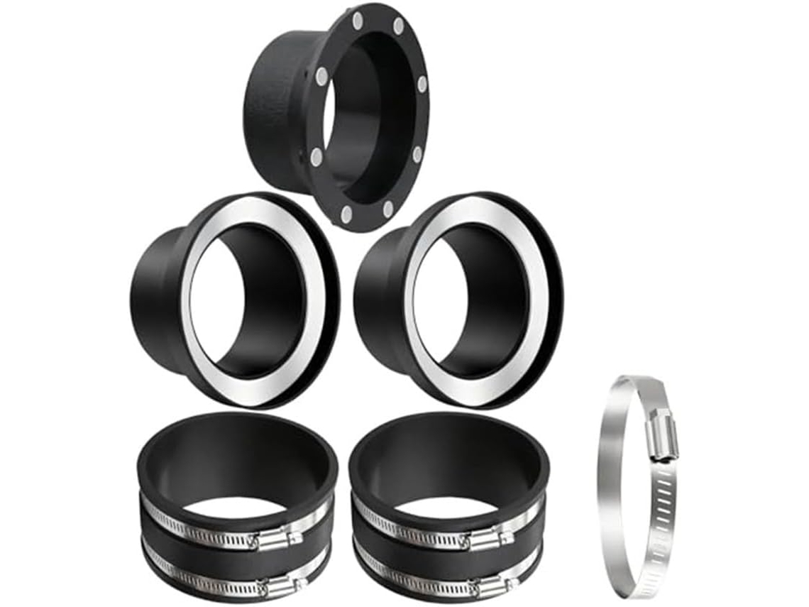 Kit De Conector Magnético Para Mangueira Coleta Pó 4 Polegadas Com