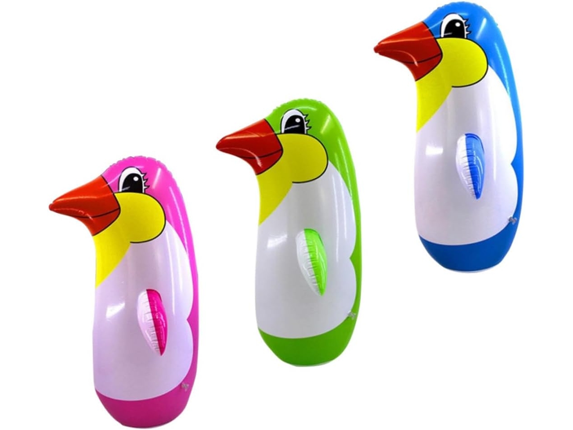 Brinquedo Inflável para Piscina, Conjunto de 6 Pinguins Infláveis, Pinguim para Piscina, Bebê AQUAFORGE