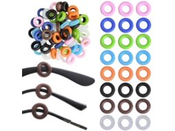 30 Pares de Ganchos Silicone para Sujetar as Orejas, Tapones Antideslizantes Gafas, Acessórios Gafas Re Dondas, Adequados Vários Tip GOKOCO