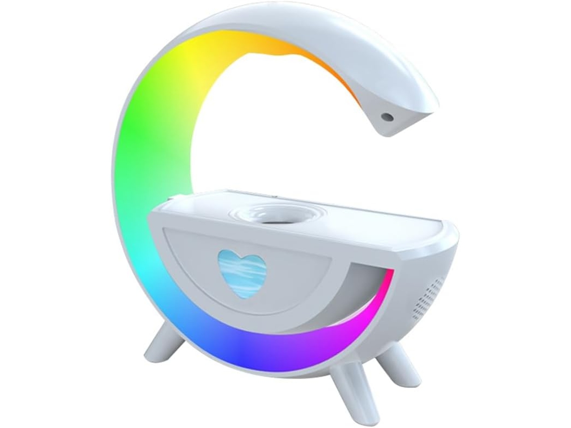 Umidificador Correa Anti-humidifier 350ml Com Alto-falante Bluetooth 5.0 Rgb (conforme A Imagem)