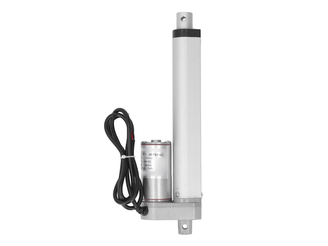 Actuador Linear Elétrico 24v 750n 150mm Stroke Engrenagem Metálica Para Assento De Massagem Sofá