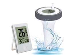 Termômetro Digital Flutuante Sem Fio para Piscina, com Led, para Medir Temperatura da Água em Piscinas, Spas, Jacuzzis e Aquários AQUAFORGE