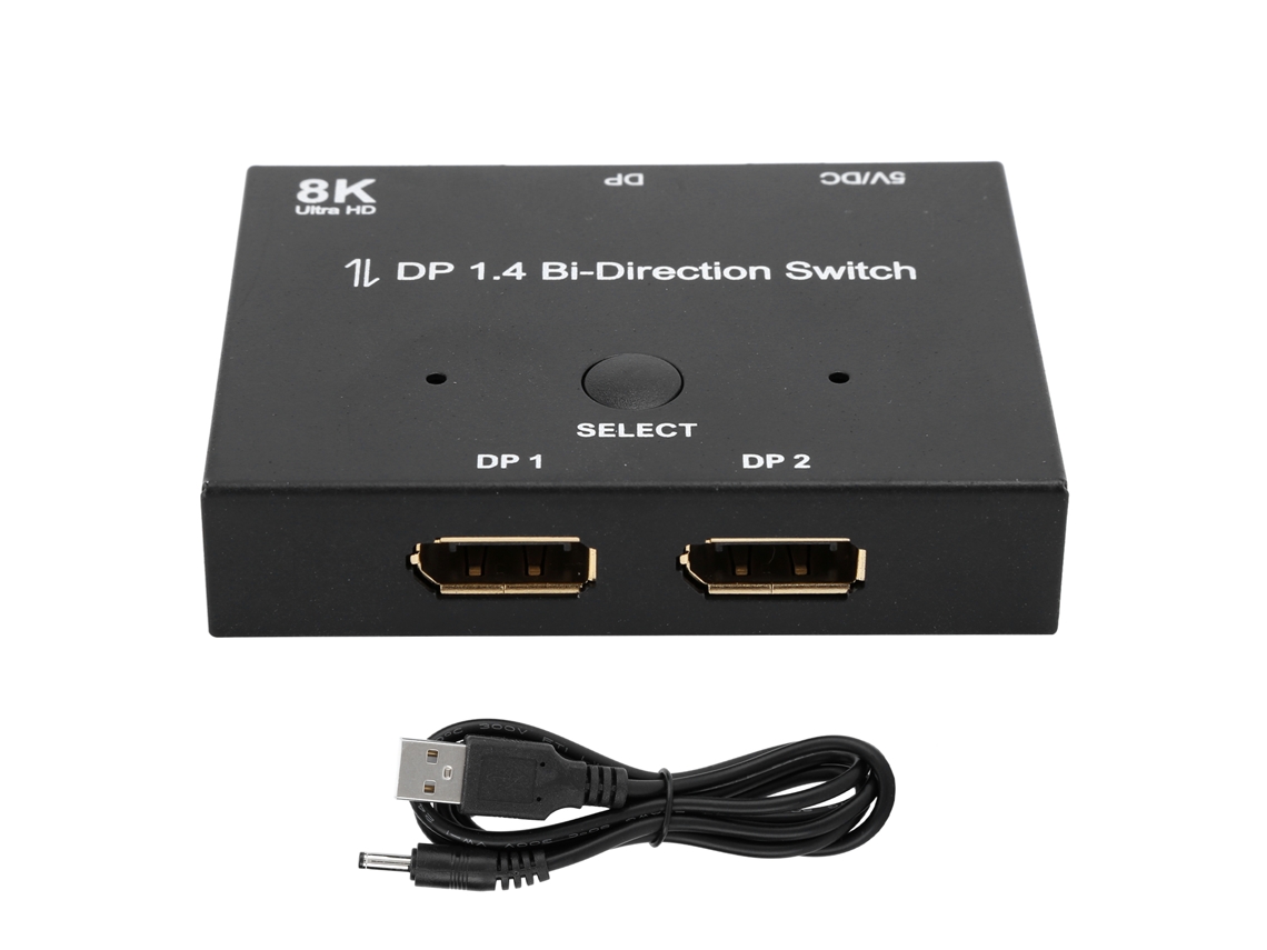 Switch Displayport LAXISCREED 8k60hz Bidirecional