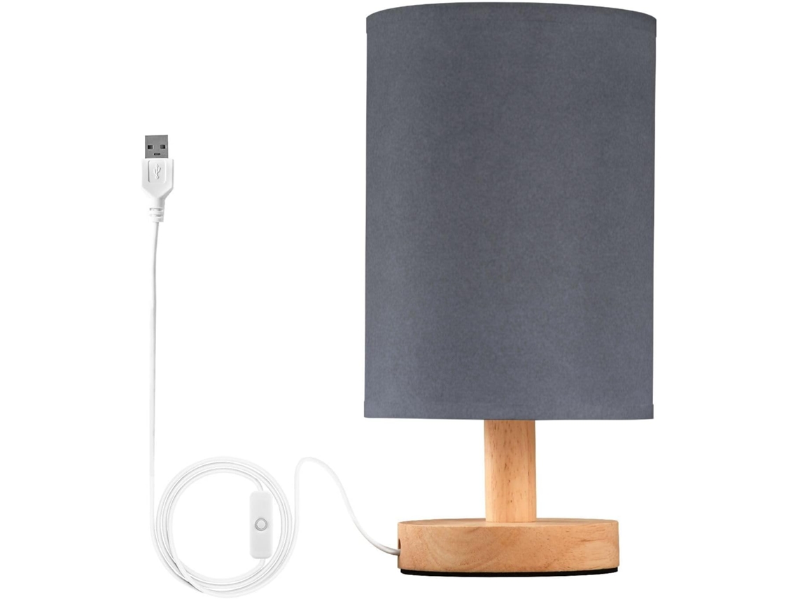 Luminária de mesa LED Kll com cúpulas texturizadas em antracite, luz noturna para quarto infantil e casa.
