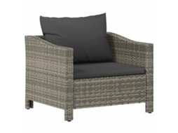 Garden Armchair, Garden Armchairs Vidaxl Cinzeto Rattan / Vime (n/a)