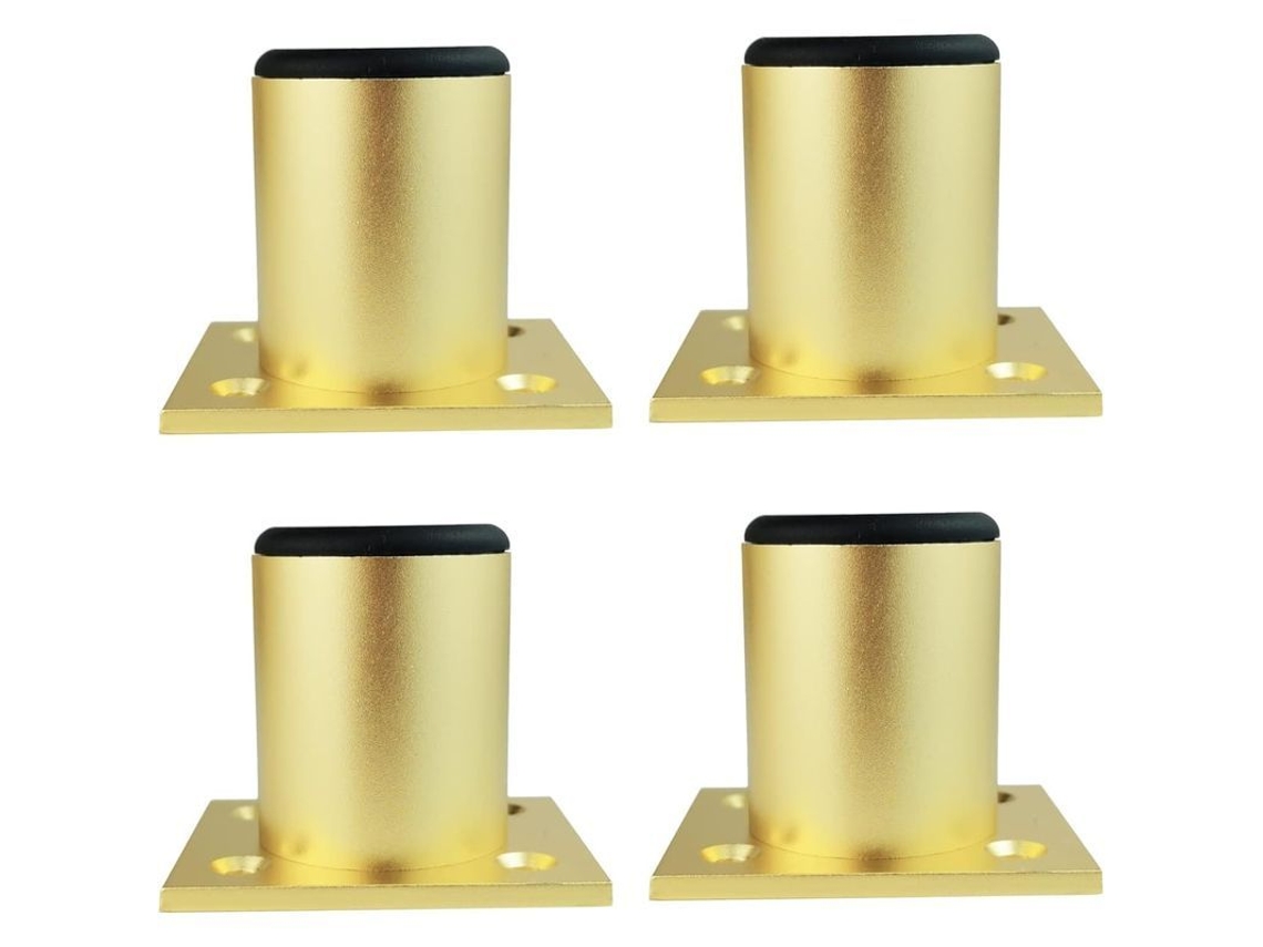 Patas De Mueble De Aleación De Aluminio Altura 80mm Oro Para Armarios Cocina Sofá Mesa Resistente Al Desgaste