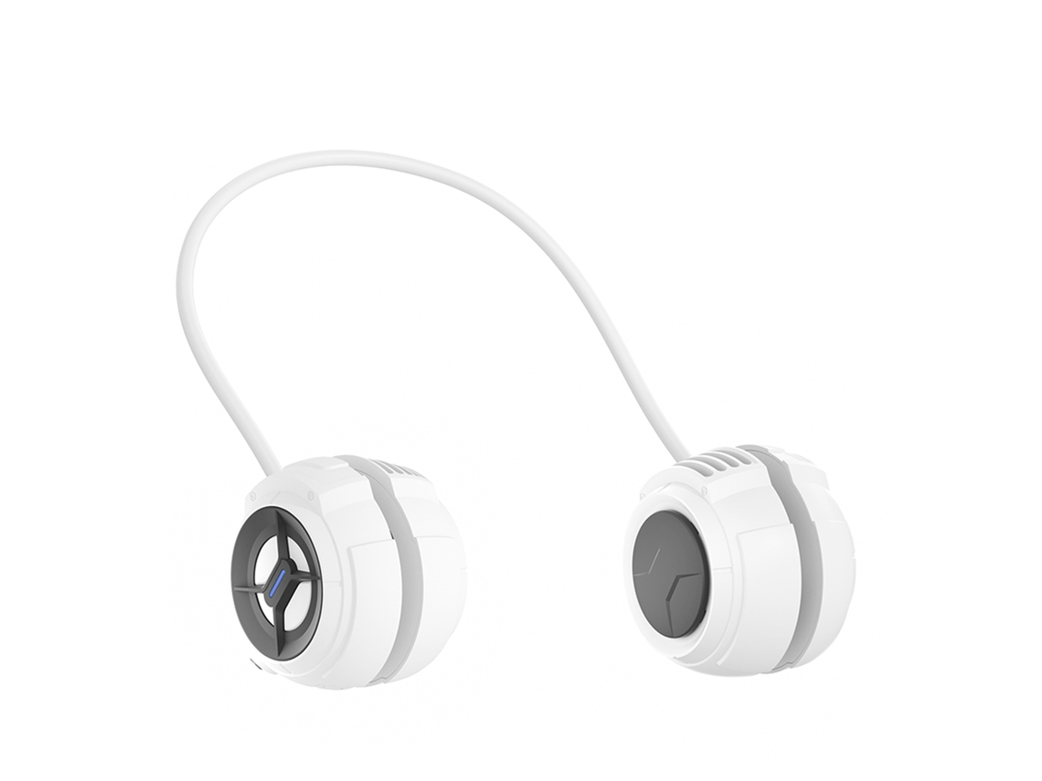 Laxiscreed Mini Ventilador De Pescoço Sem Lâmina, Luz Rgb, Usb, Leve E Fácil De Transportar