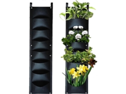 Omni bolsas de Plantación Vertical com 7 Bolsillos para Jardim, Parede e Cerca, Feitas de Feltro Durável e Ecológico