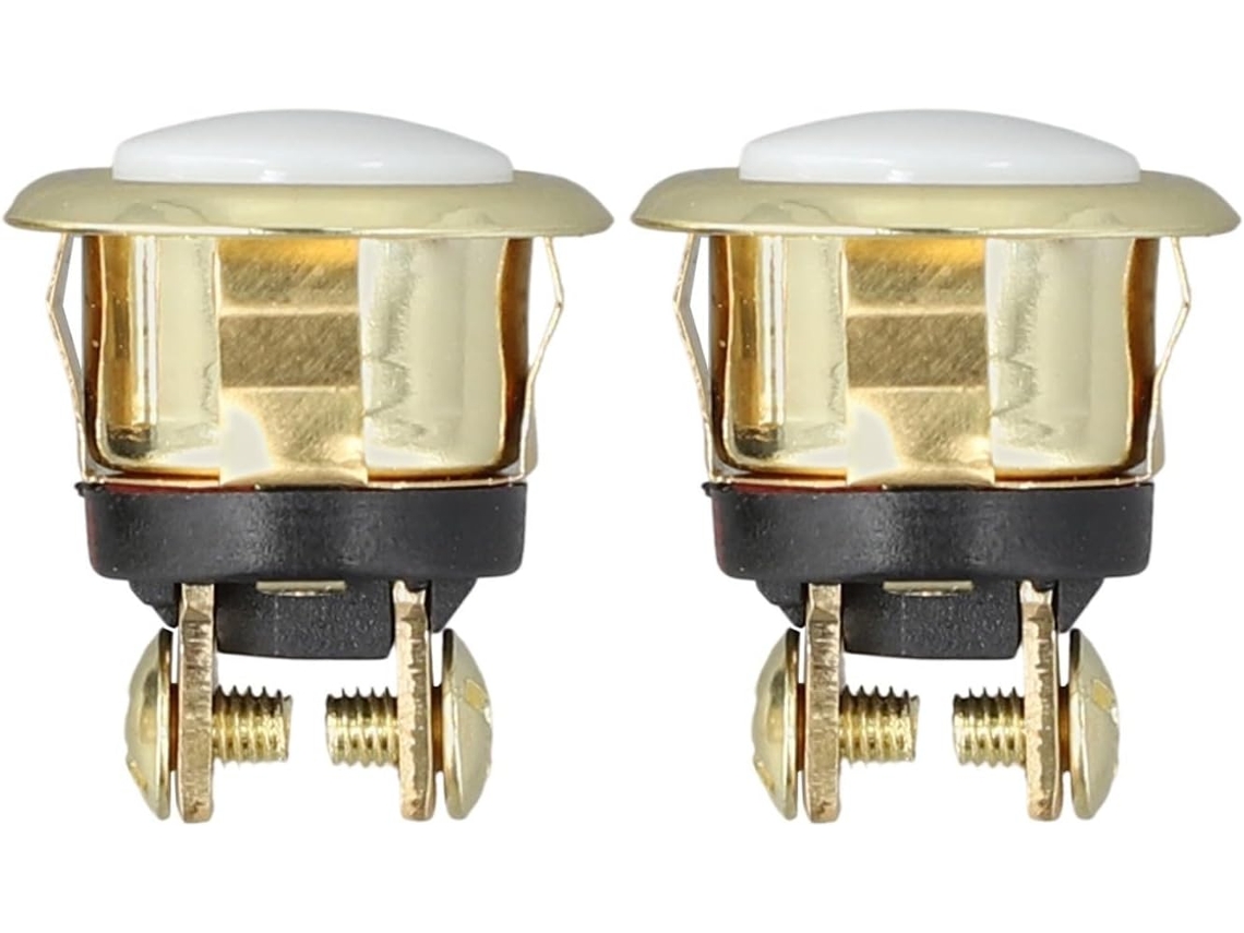 Campainha Com Fio E 2 Botões De Led, Interruptor De Campainha Sensível Ao Toque, Design À Prova D Água E Resistente A