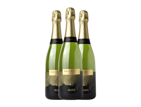Espumante VEGAMAR Privée 18 Brut Nature Cava Reserva (0.75 L - 3 Unidades)