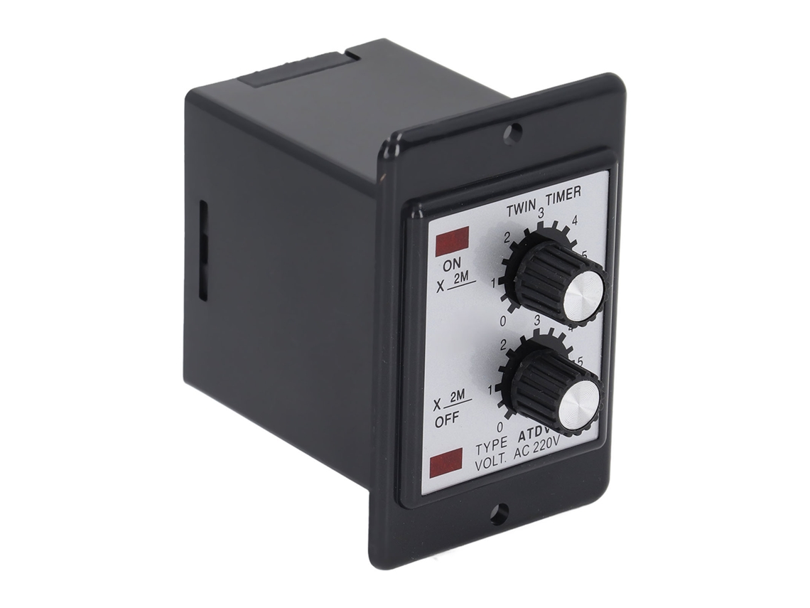 Relé de Temporizador Gemelo com Bobina de Cobre e Contato de Prata Retardo Temporal AC220V