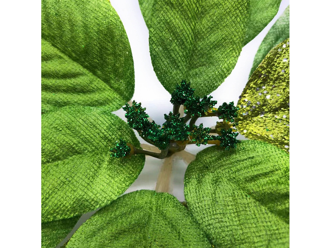 Flores de Natal de Tecido, 22cm | S/MARCA