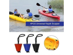 4 Peças De Tapões Universais Para Kayak De Silicone Resistente E Leve Para Manter-se Seco S2024123013859 Azul