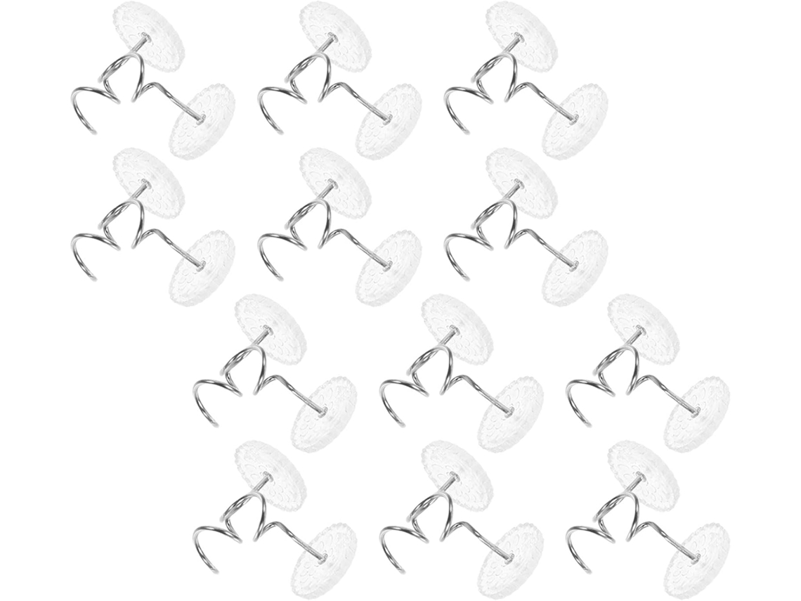 Toyandona Conjunto De 150-pinos Fixadores Para Estofados, Ideais Para Saias De Cama E Capas Sofá Fabricados Em Plástico