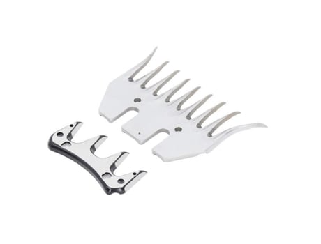 VBESTLIFE Lâmina de tosquia de ovelha Tesoura de ovelha Lâmina curvada 9 dentes Cortador de lã elétrico Tesoura de tosquiar cabras VBESTLIFE