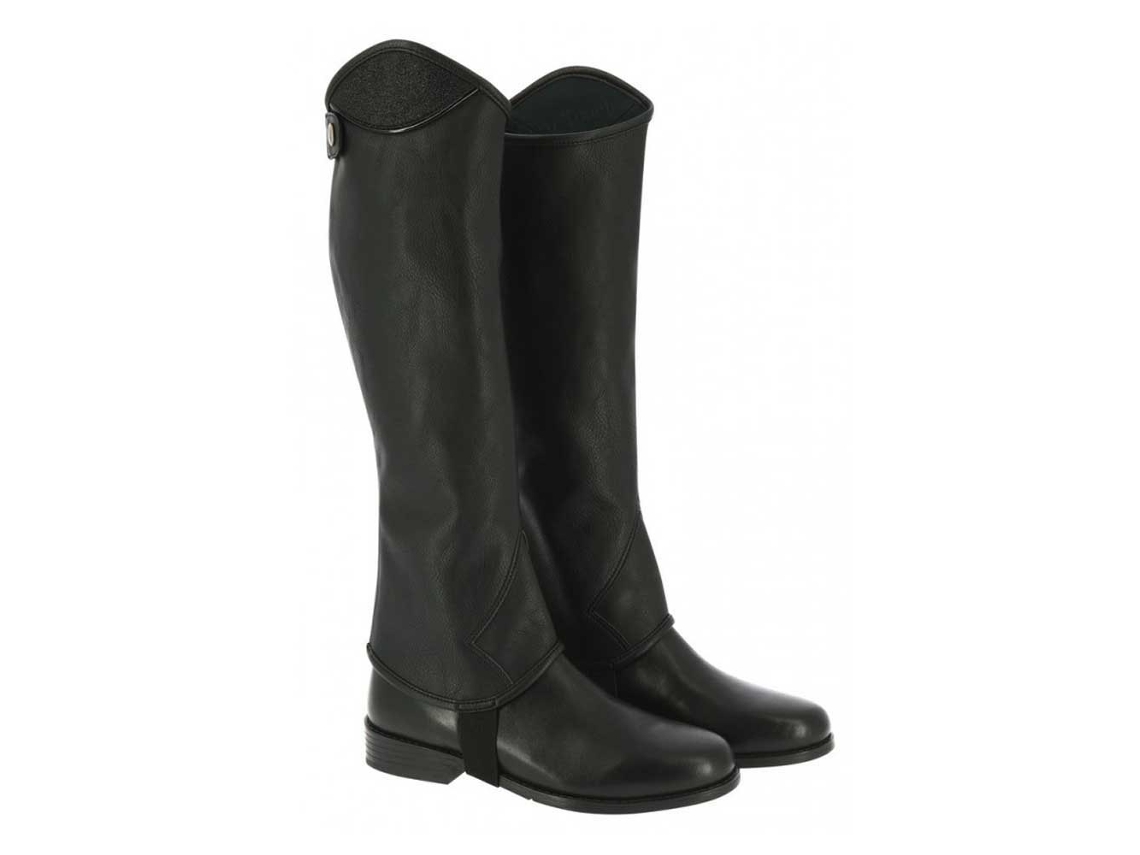 Metade de Capítulos Glitter Preto Mnorton Equestrian