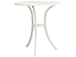 Maison Exclusive - Mesa De Jardim 62x62x65 Cm Alumínio Fundido Branco