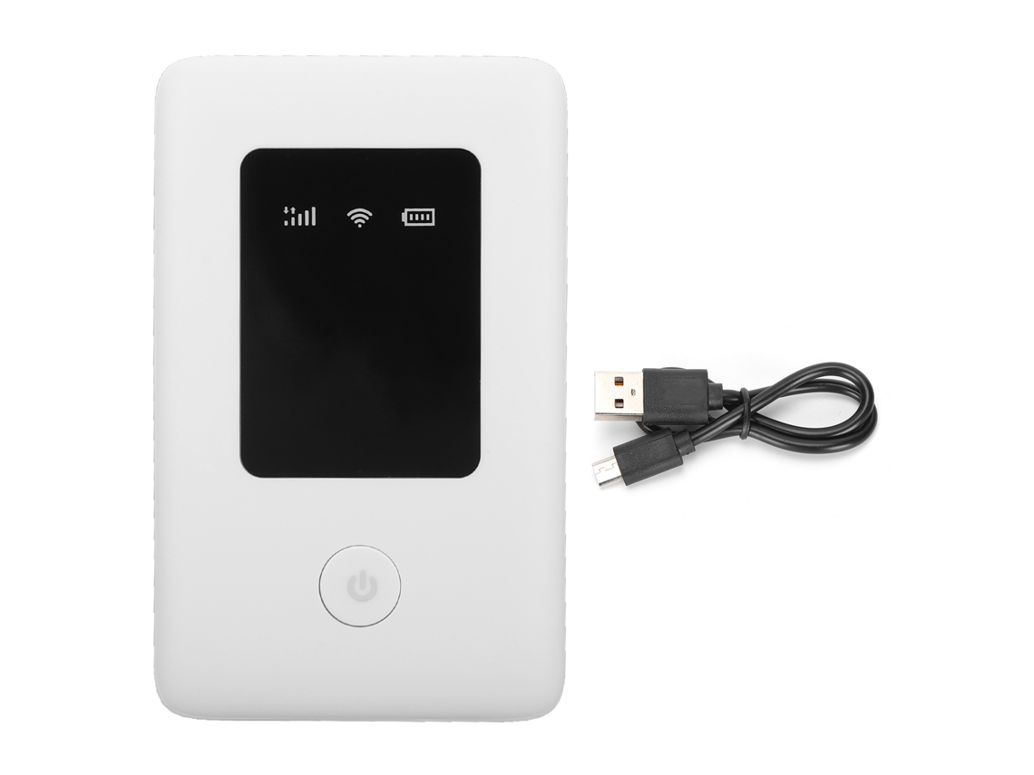 Roteador Wifi Móvel Com Suporte A 4g/3g E Bateria Interna Para Longa Duração.