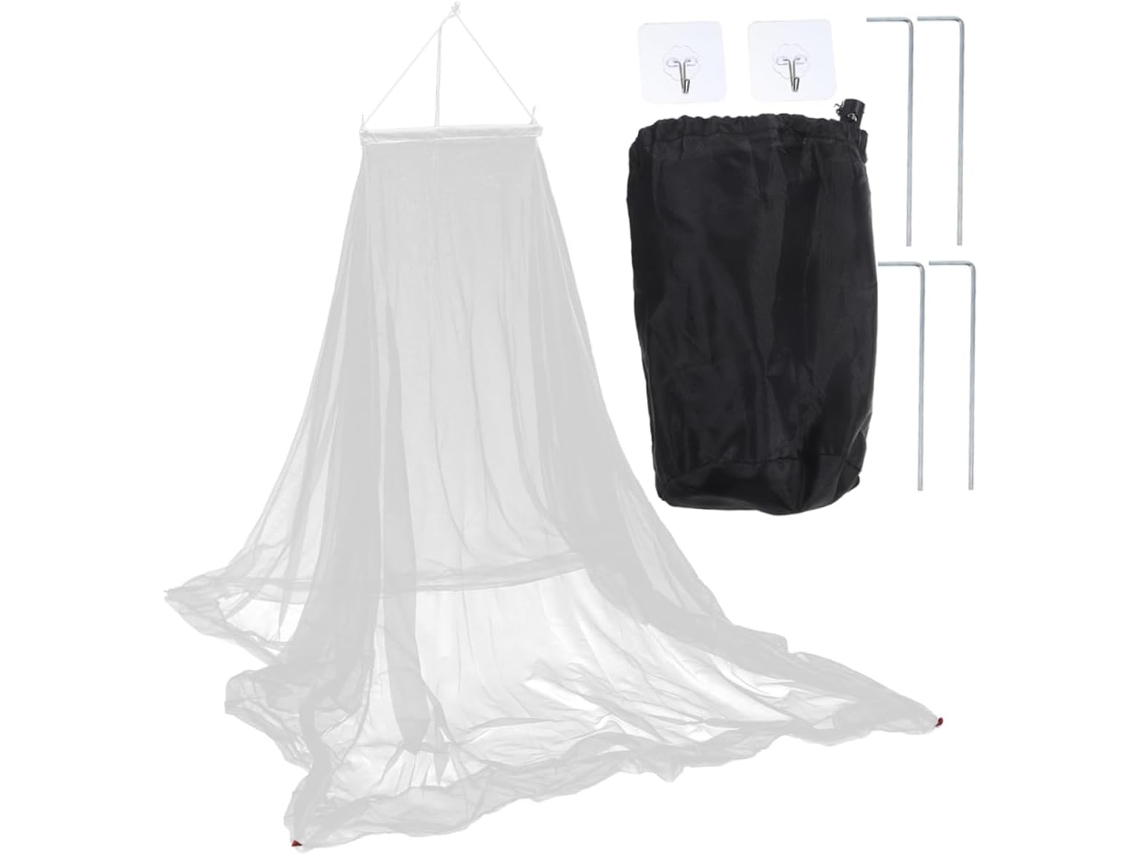 Mosquiteiro Duplo Para Cama De Camping, Ideal Para Atividades E Proteção Contra Mosquiteiros