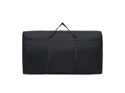 Saco de Armazenamento Grande, Preto, Impermeável, 90 Litros, Dobrável, para Roupas, Viagens Ou Mudanças AQUAFORGE (preto)