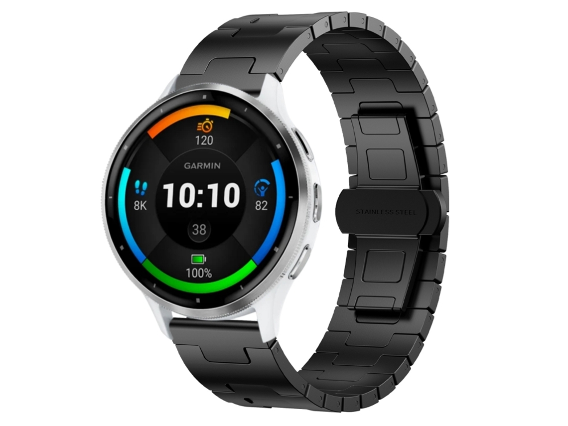 Bracelete para Garmin Venu 3 Liga de Titânio Preto XIAOMOYU (22mm)
