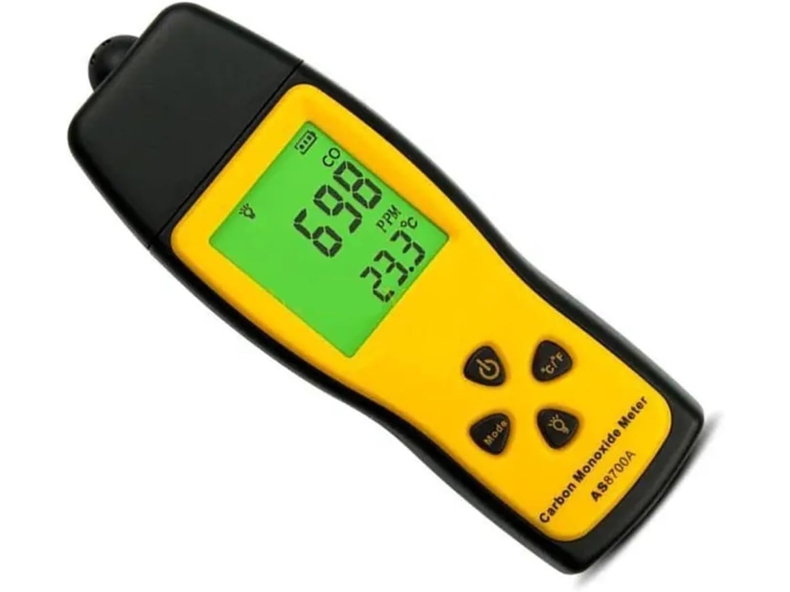 Analisador de Co Portátil, Testeur Monoxyde Carbone Portatif, Détecteur, Tela Lcd SFUSHOS