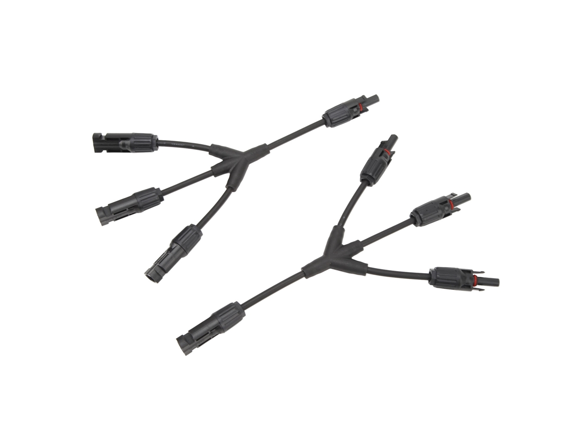 Conector Solar Adaptador Paralelo 3 Para 1 2 Peças