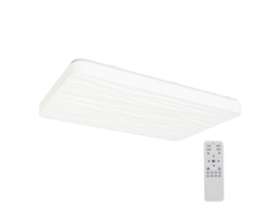 Plafon Led Retangular 90w 945×645×75 Mm, Cct Selecionável 3000/4000/6000k, Acrílico, Com Comando Remoto, Regulável, “wave”.