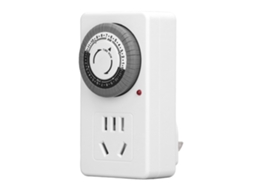 Laxiscreed Temporizador Elétrico 24h Com Tomada, Desligamento Automático, Ideal Para Controle De Energias