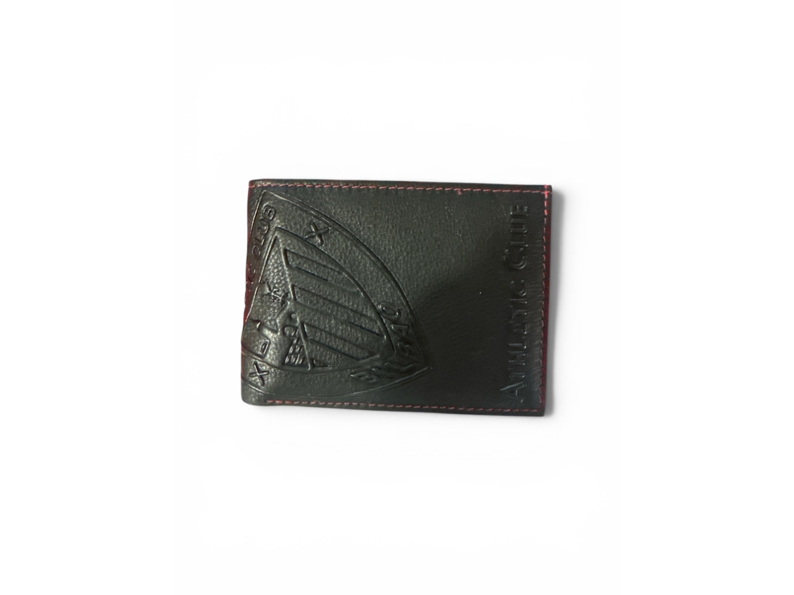 Carteira De Couro Com Porta-moedas Athletic Club Shield Preta 87635