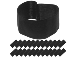 Pulseiras comemorativas Nuobesty 25-Pretas para funerais, multifuncionais e duráveis, joias de poliéster, ideais para