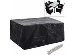 Vidaxl Capa Para Mobiliário De Jardim Com 8 Ilhós 240x140x90 Cm