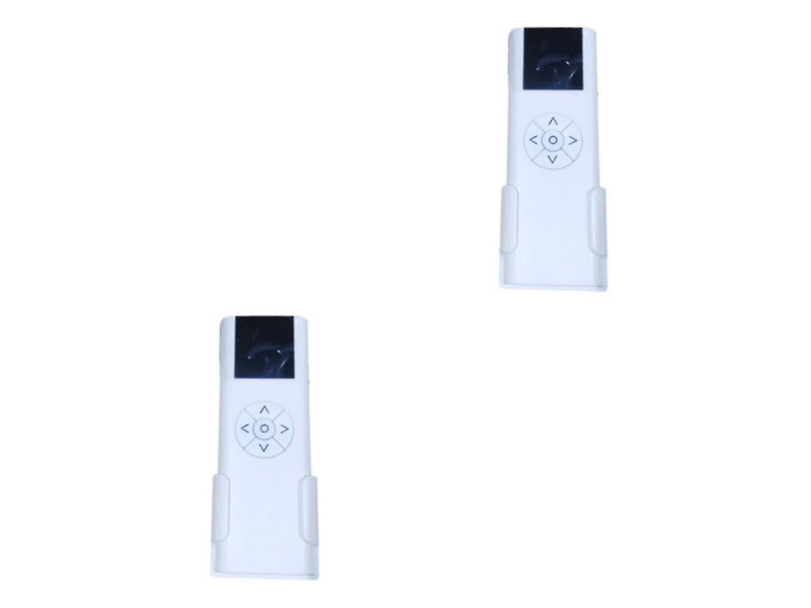 Controle Remoto Multicanal, Branco, para Rolo Elétrico AC114, 01, 1 Controle, 2 Conjuntos YURU