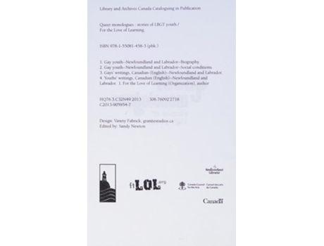 Livro Queer Monologues De For The Love Of Learning (inglês)