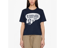 Rockinstone Bill And Ted Excellentabe Navy Adult T-shirt Size:l