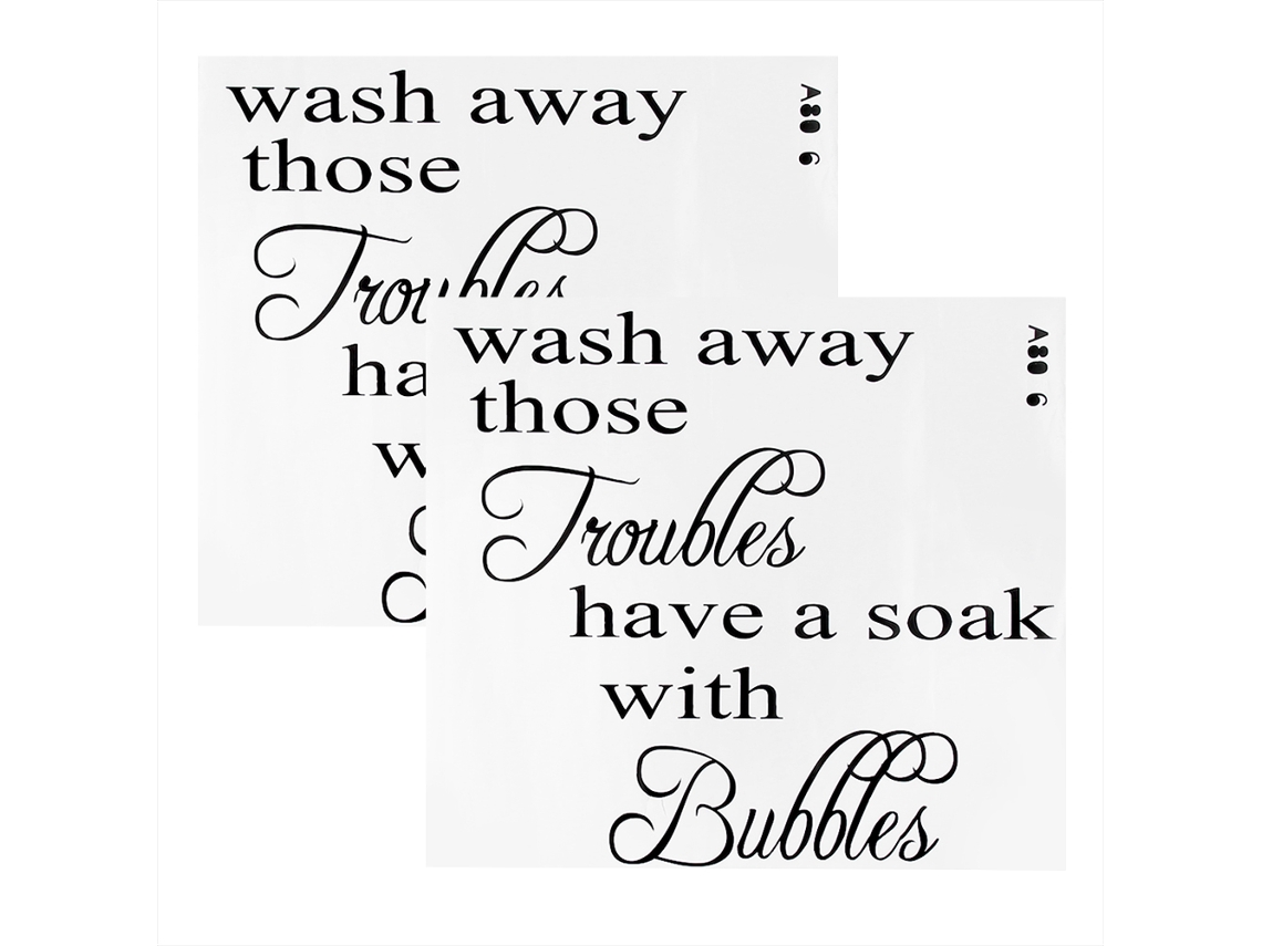 Stickers De Parede (decorar Ambientes, Diy Palavras Em Inglês)