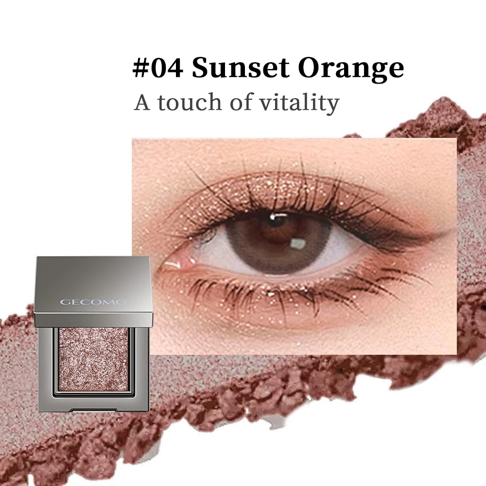 Sombra Unitária Para Olhos, Com Textura Em Pó Delicada, Perolada E De Longa Duração.