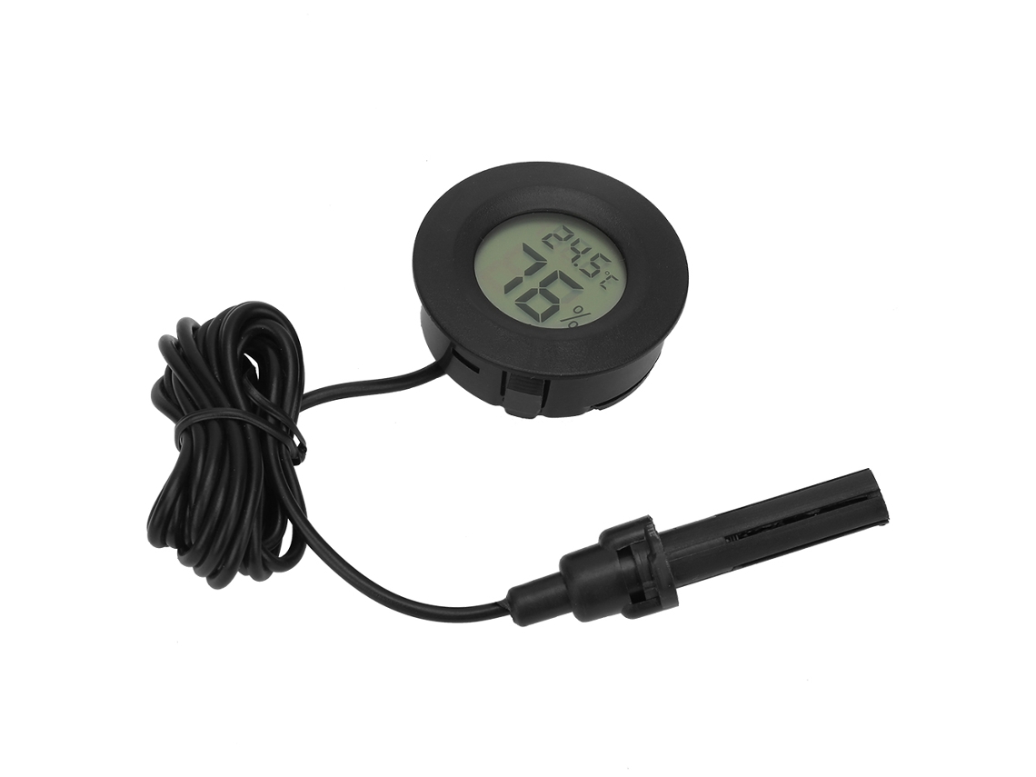 Laxiscreed Medidor Digital De Temperatura E Humidade Com Sonda Para Monitorização Precisa