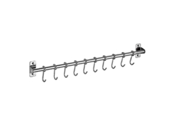 Fasst repisa de Utensílios de Parede de Acero Inoxidable com 6/8/10 Ganchos Removíveis para Cozinha CUIDADOS