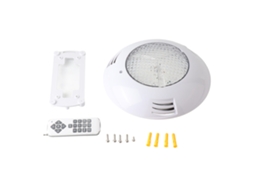 Lâmpada Subaquática Led Rgb Ip68 Piscina Controle Remoto Parede S/MARCA